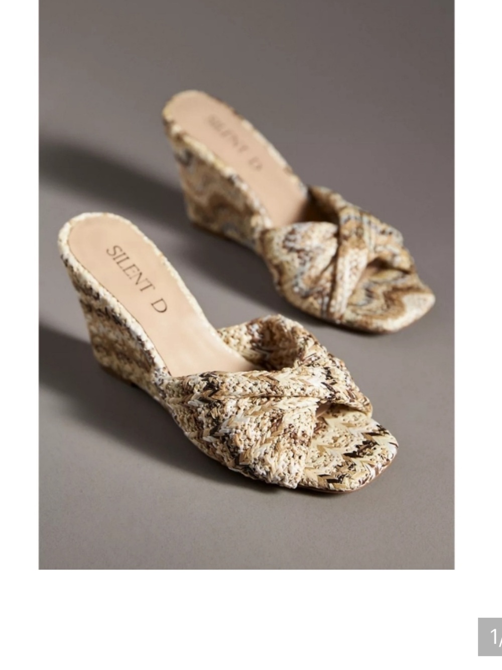 Anthropologie silent d katia wedges NWOT